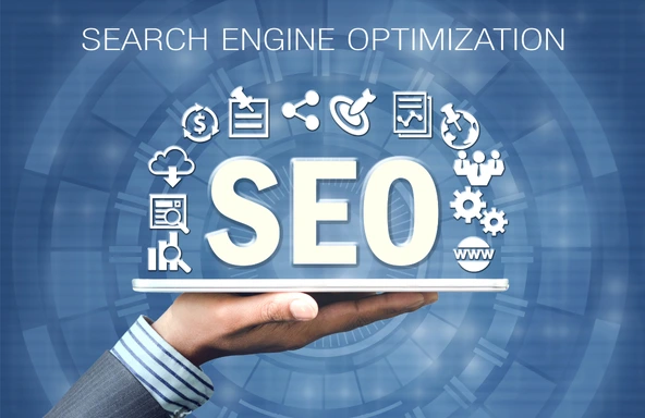 Website SEO Services in Faridabad Illustration by MarkMe Solutions